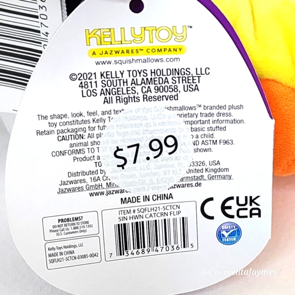 🎃 COLTON 🔄 CANNON 🐈⬛️🌽O.G. Black Cat Candy Corn FlipAMallow Halloween 2021 - Picture 10 of 10